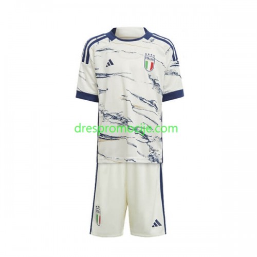 Italija Dres Dječji Gostujući 2023 Kratkih Rukava Italija Dres Dječji Gostujući 2023 Kratkih Rukava